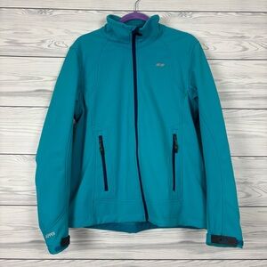 KOPPEN Tundra Biome Soft Shell Blue Jacket Size Large